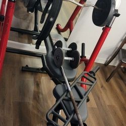 Body By Jake Weight Bench Plus Weights 