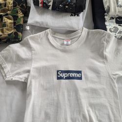 Supreme Yankee Box Logo White 