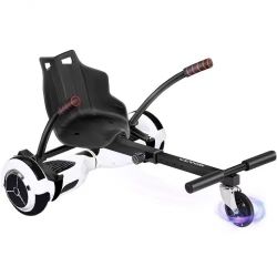 263}Hoverboard Seat Attachment for 6.5\" 8\" 10\" Self Balancing Scooter, Hoverboard Kart for Kids or Adults, Black Hoverboard Attachments Adjustable 