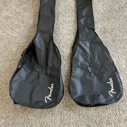 2 Fender Acoustic Guitar Gig Bags Case. New 