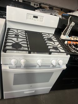 30 in 5 gas white stove