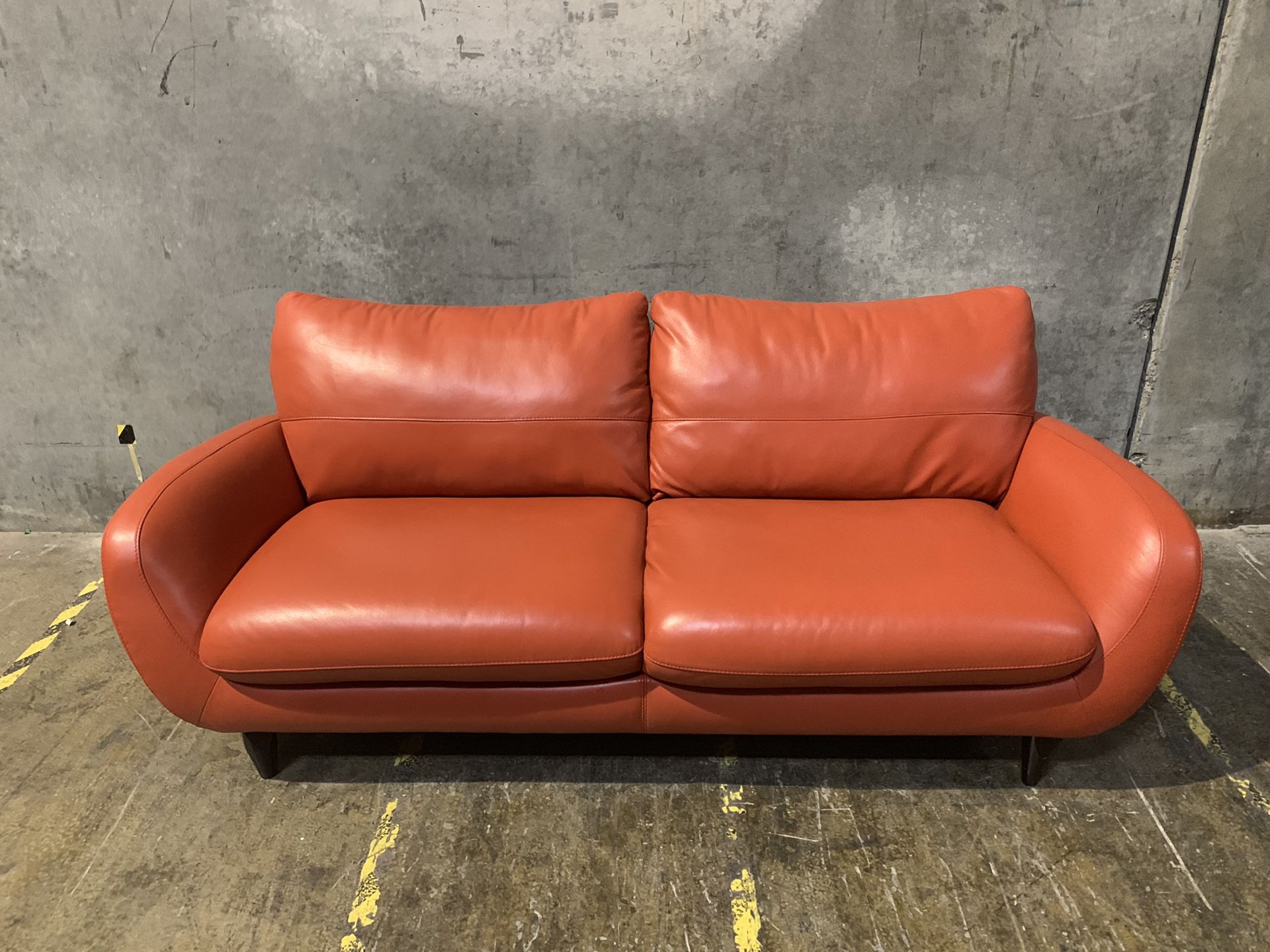 Natuzzi Italsofa Leather Sofa - Italian Furniture