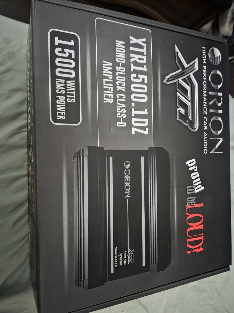 Orion Xtr-1500.1 Mono Block Brand New