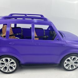 Mattel DVX58 Barbie Escalade SUV Purple 2016 Car Vehicle, Missing Mirrors