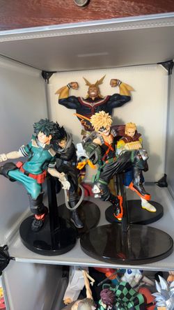 My hero academia statues