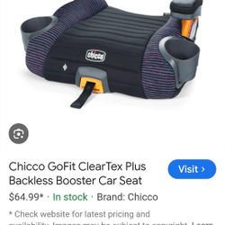 Chicco Cofit Cleartex Booster Seat New