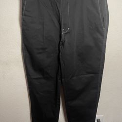 FB County Kackies Pant Pants Black White Cargo work Casual Side Pocket
