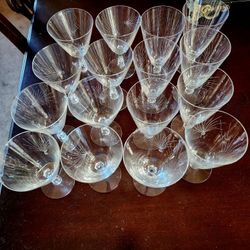 Antique Midcentury Barware Crystal Fostoria 