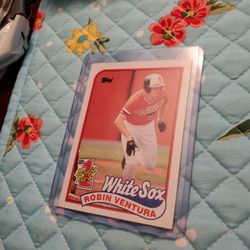 Chicago White Sox Robin Ventura Error 1989 Topps Rookie Baseball Card 