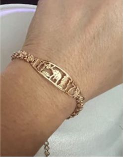 14k GOLD PLATED BRACELET