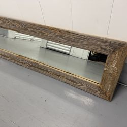 Reclaimed Wood Framed Mirror