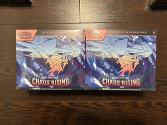 Pokemon TCG: Chaos Rising ETB Factory Sealed x2