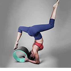 Sports Yoga Wheel Yoga Roller Rad for Back Pain and Improving Your Yoga Poses, Perfect for Stretching, Improving Flexibility and Backbends