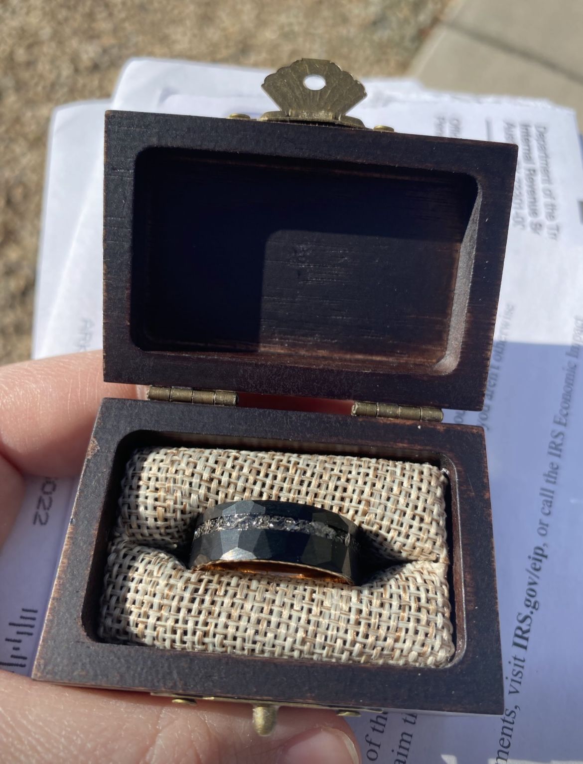 Men’s tungsten Wedding band