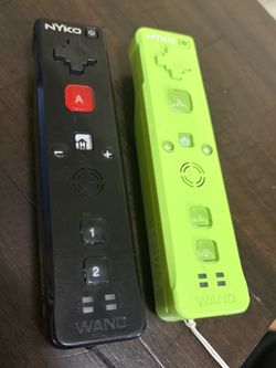 Wii Compatible Remotes Nyko Wand controllers for Wii or Wii U console