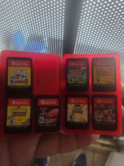 Nintendo switch games all like new $250 all