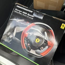 Xbox Ferrari 458 Spider Racing Wheel 