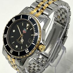 READ 1ST- Tag Heuer Professional 200 Meters Steel Two Tone Mens Watch