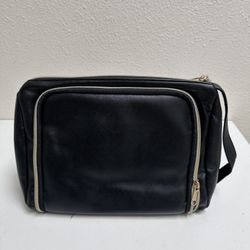 Black Cosmetic Makeup Toiletry Bag Travel Case