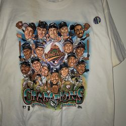 1997 Florida Marlins World Series Champion Caricature T Shirt 