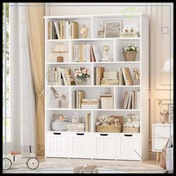 69" Tall Kids Toy Storage Organizer with 6 Tiers