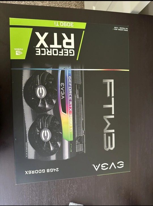 New EVGA GeForce RTX 3090 Ti FTW3 BLACK GAMING 24GB GDDR6X Graphics Card