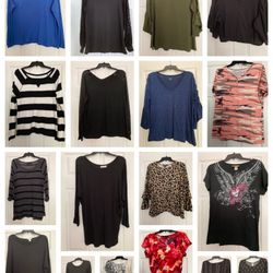 Ladies Large Gently Worn Tops 