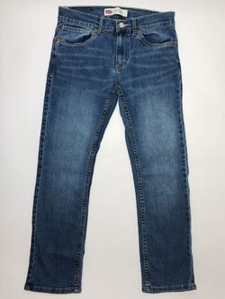 Levis Boys Blue Jeans 511 Slim Fit Pants Kids size 16 reg