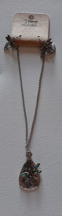 Necklace and earrings