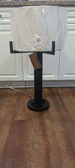 FRANKLIN IRON WORKS MADRID  31 1/2 Industrial Modern Table Lamp