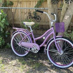 24 BEACH CRUISER 1 SPEED LIKE NEW  READY TO RIDE- TUNE UP DONE ✅