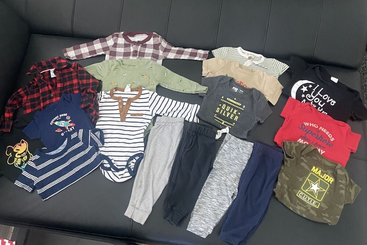 Baby boy 6/9m clothes