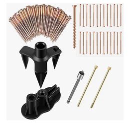 Eliminate Squeaky Noise Floor Repair Kit with 5 Tools and 50 Screws for Wood Floors, Eliminate Squeaks Under Carpeted Floors, Hardwood, Vinyl, and Lin