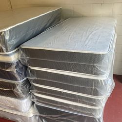 Mattress 10 Inches Thick And Box Springs Starting At $180 Twin Size Available Full-Queen-King New From Factory Same Day Delivery
