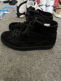 Size 10.5 Men Jordan 2 Retro Decon Black