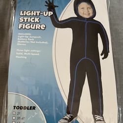 Light Up Stick Figure Costume