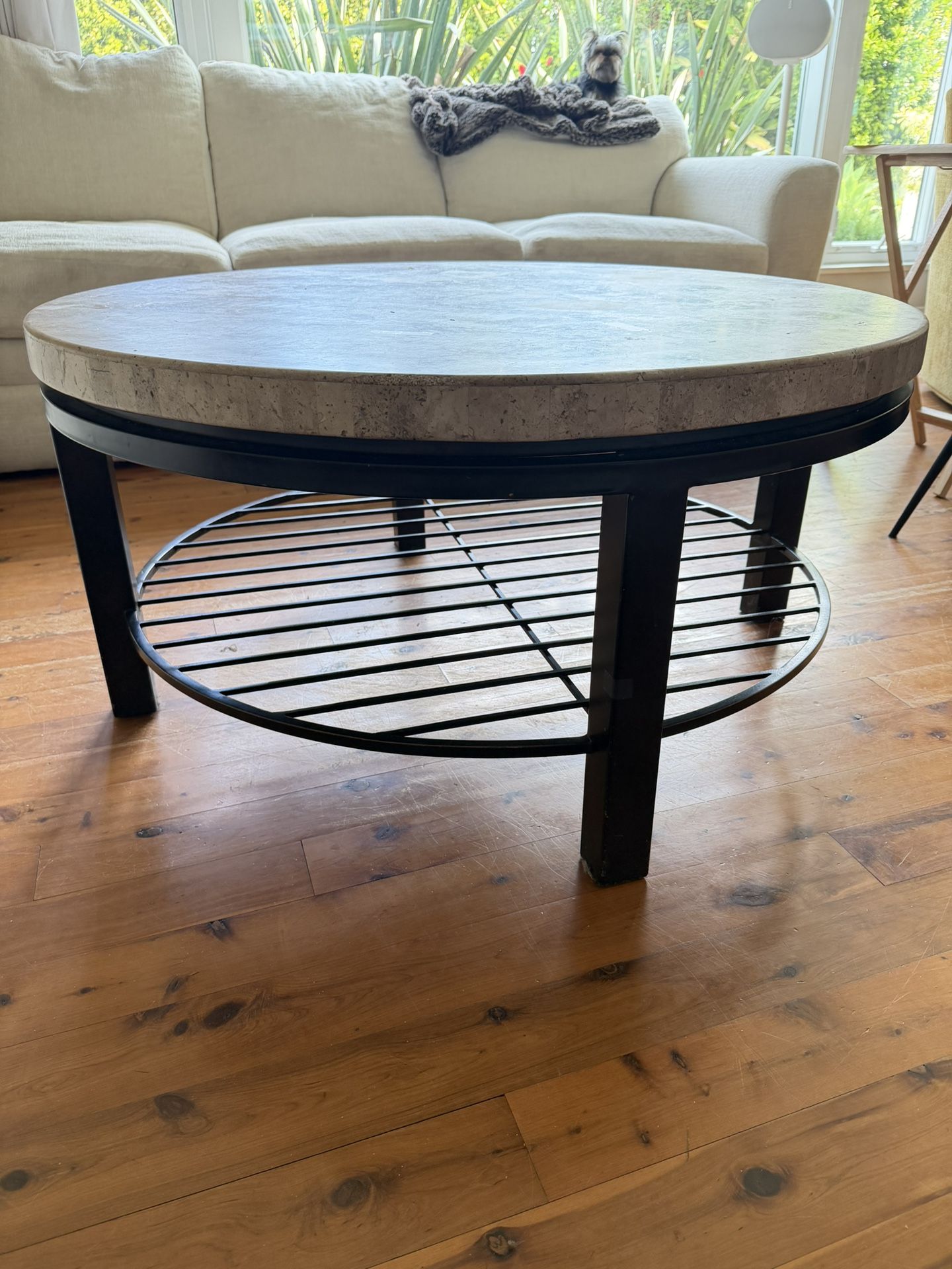 Granite Round Coffee Table