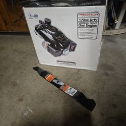 New In The Box Engine 173cc 5.5hp Lawn Mower Replacement With New Blade & Upgraded Mounting Adapter