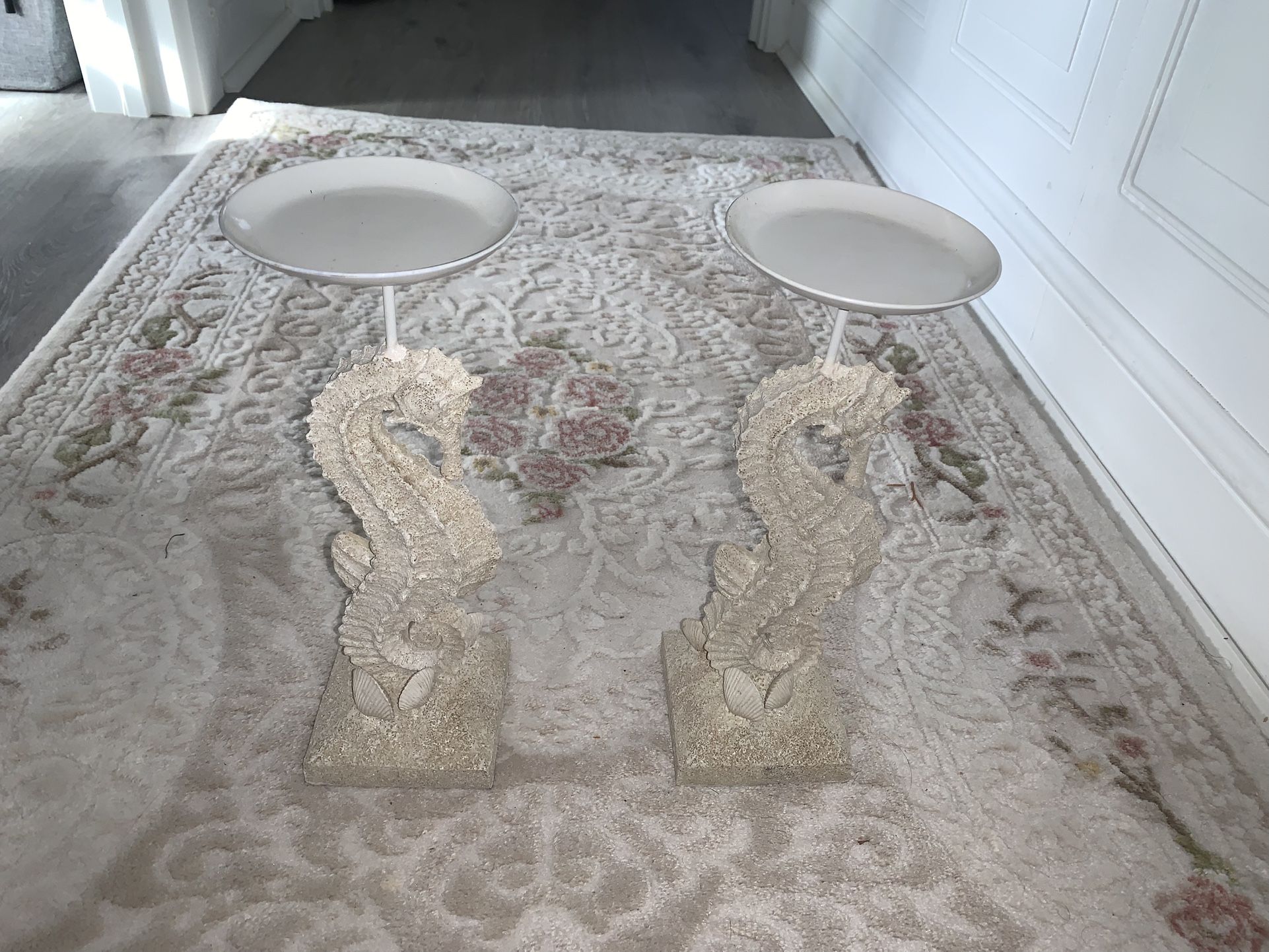 Two candle holders