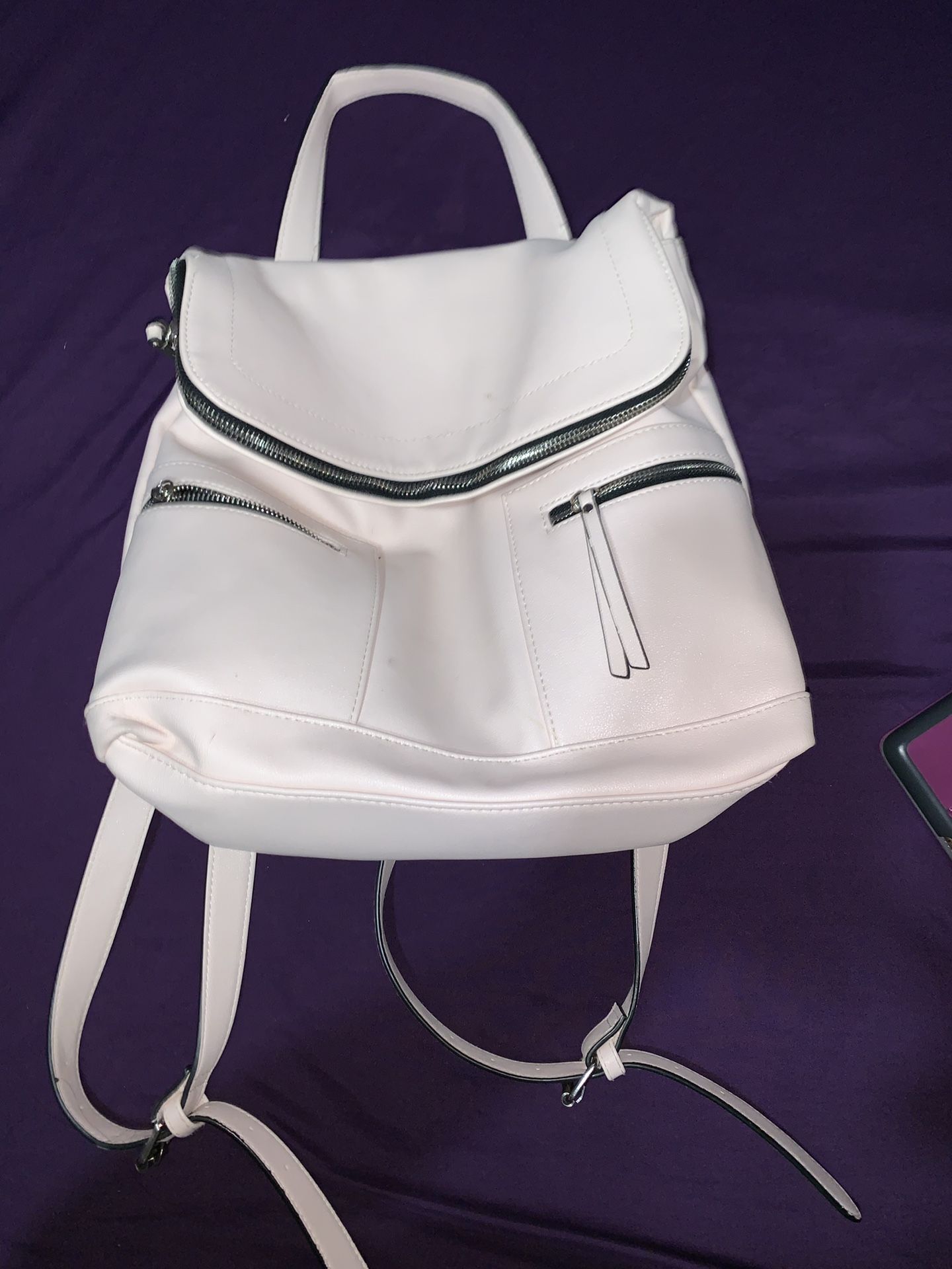 Pink backpack
