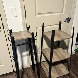 Multipurpose Coat Hanger/ Shelves 