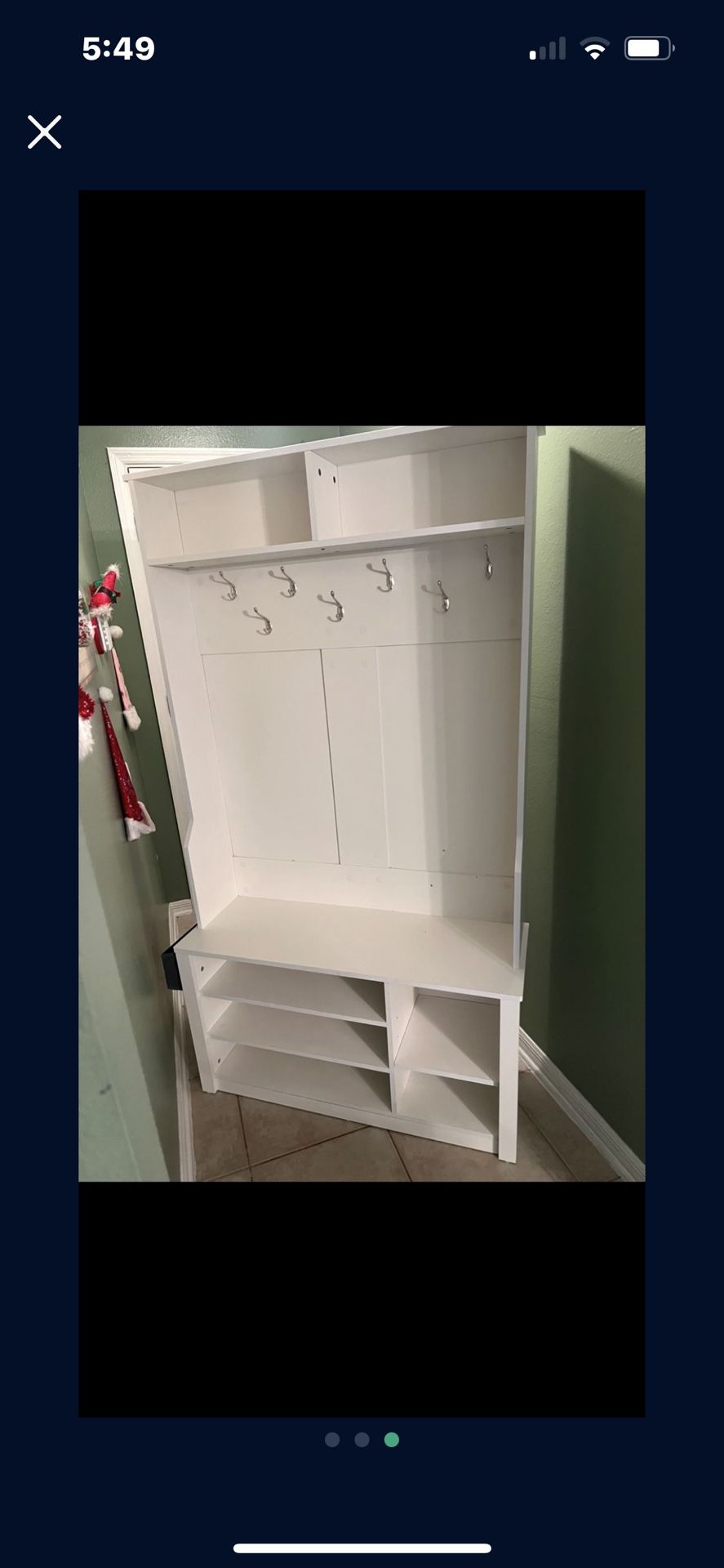 Hall Tree/shoe Rack/coat Rack