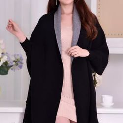 Women Poncho - One Sz