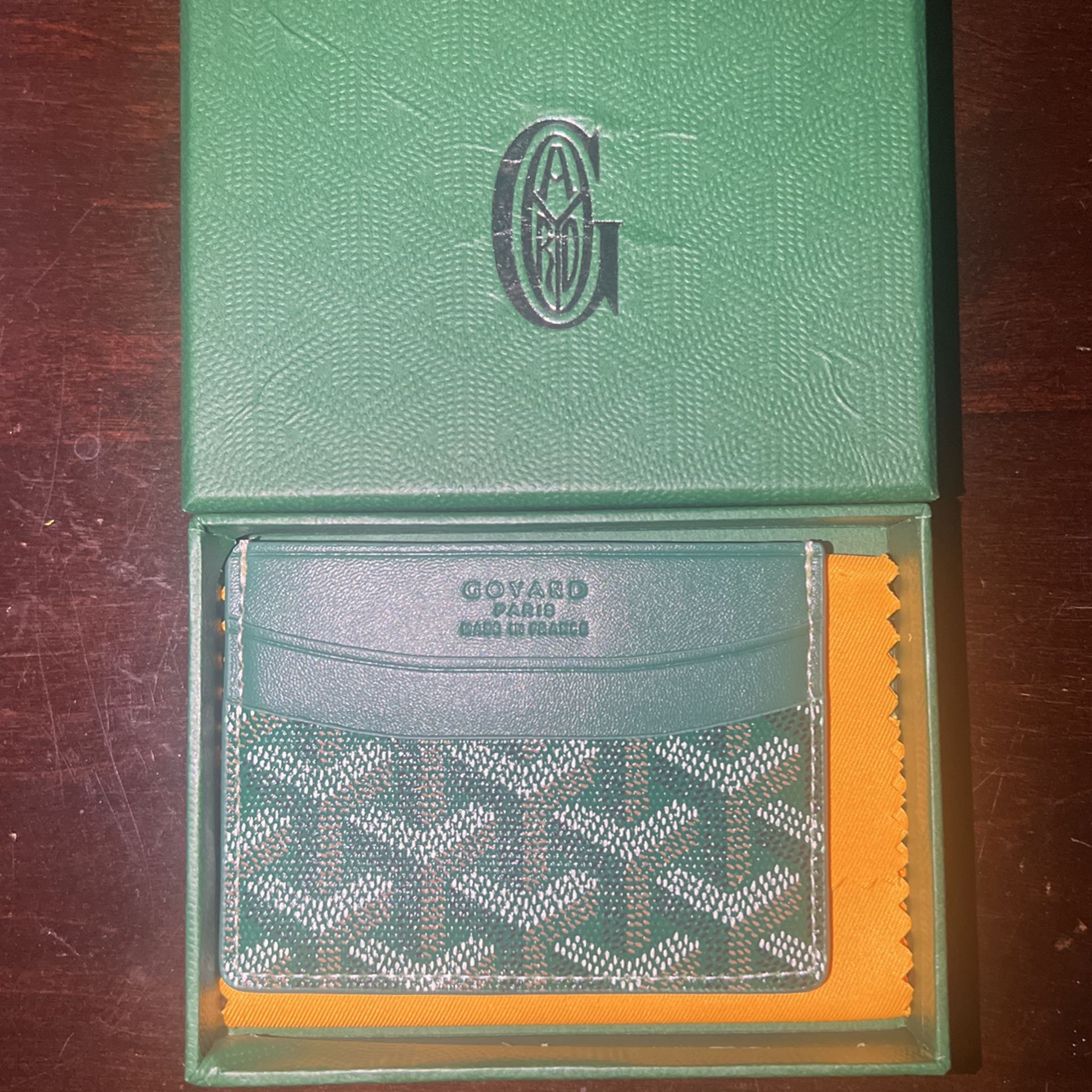 Goyard Green Cardholder Wallet