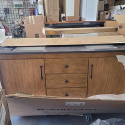 72 DOUBLE SINK BATHROOM VANITY 