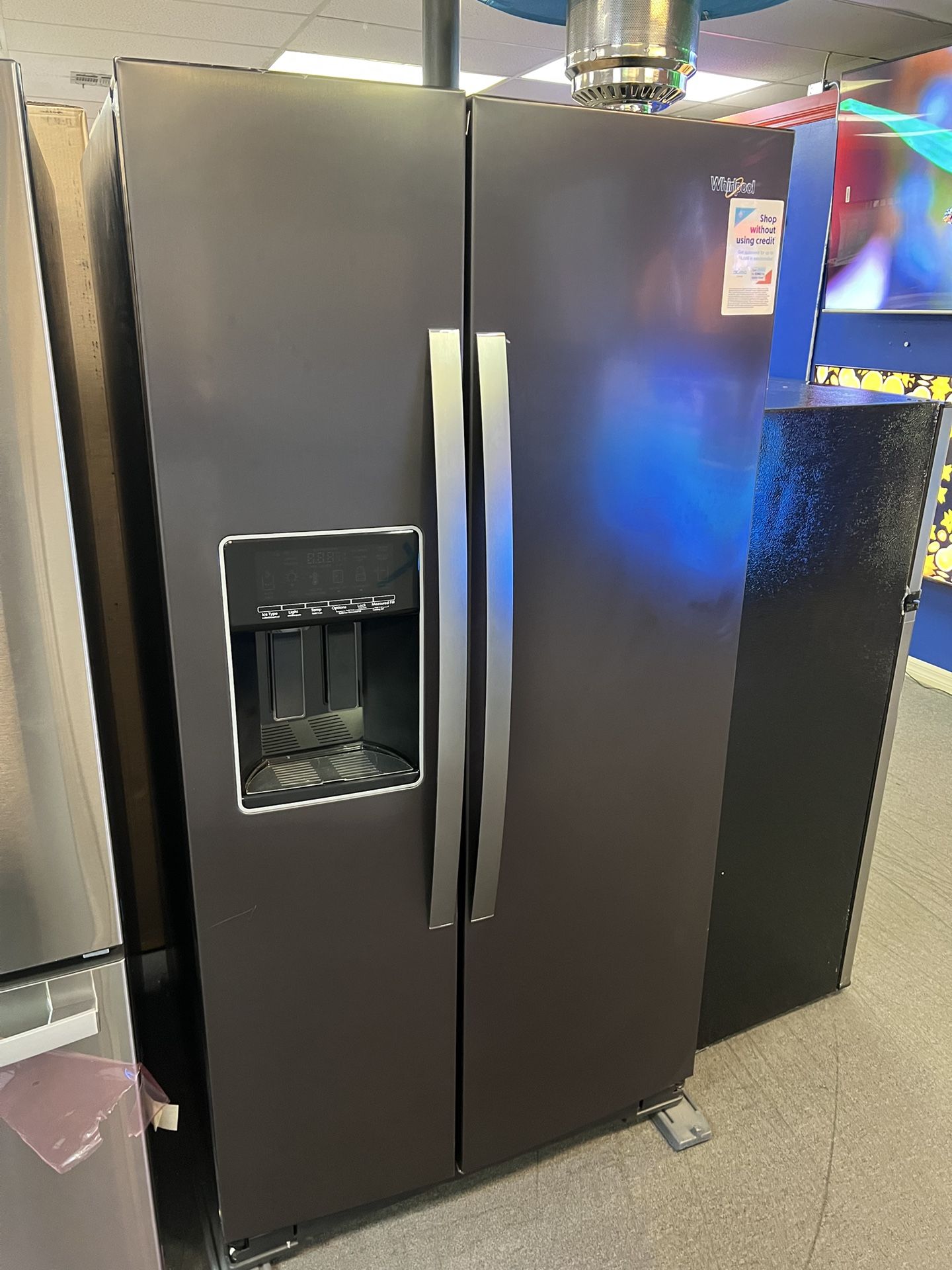 Whirlpool 2 Door Fridge Gray