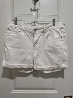 Levi’s White Shorts