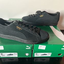 Puma Suede Classic 21 Black New Size 10, 10.5
