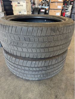 MICHLEn DEFENDER AS , 2 used tires P285 45 22