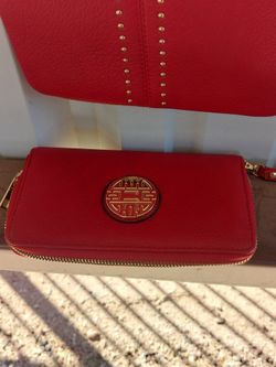 Red Purse And WALLET